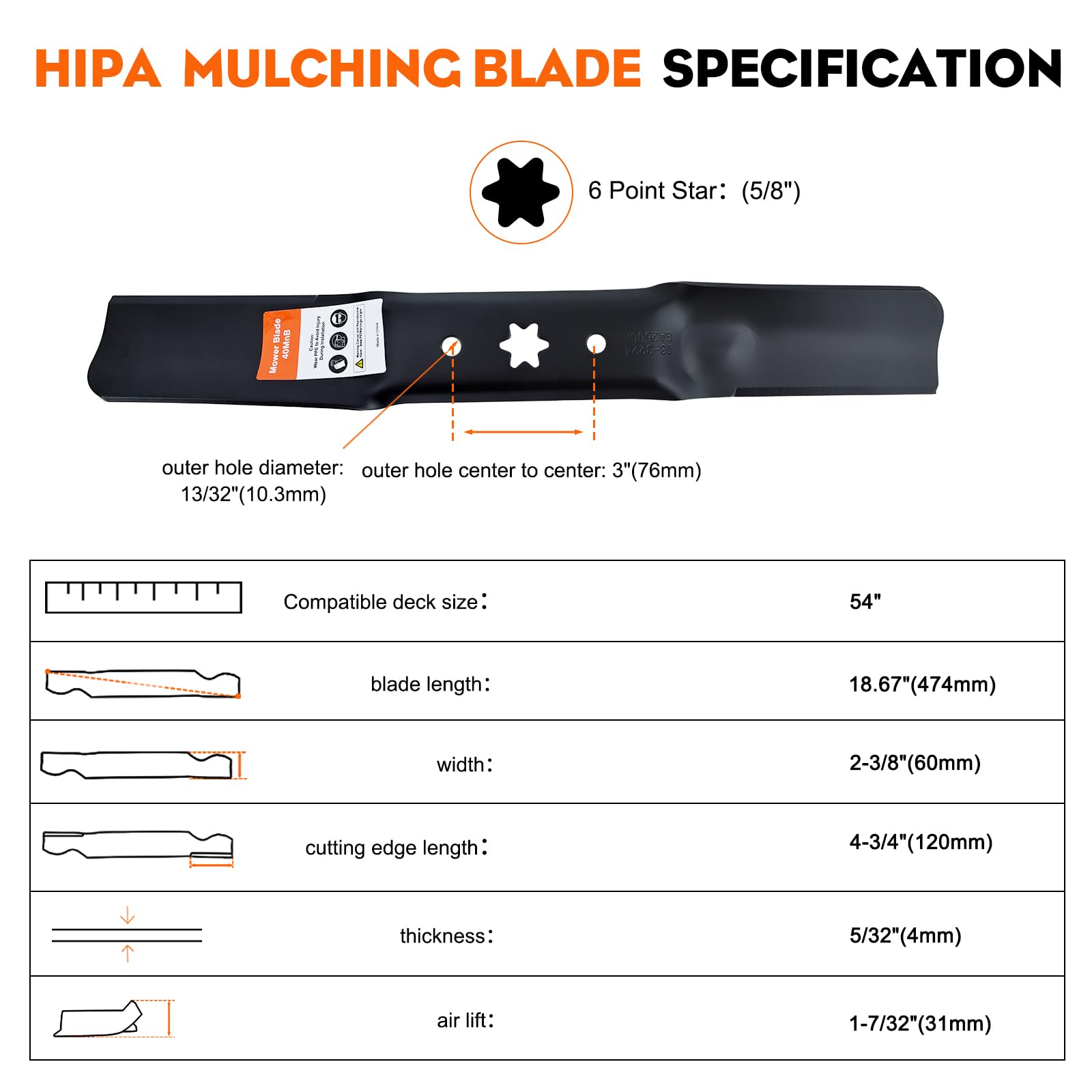 Hipa blades installed under deck demonstrating restored lift and cleaner discharge
