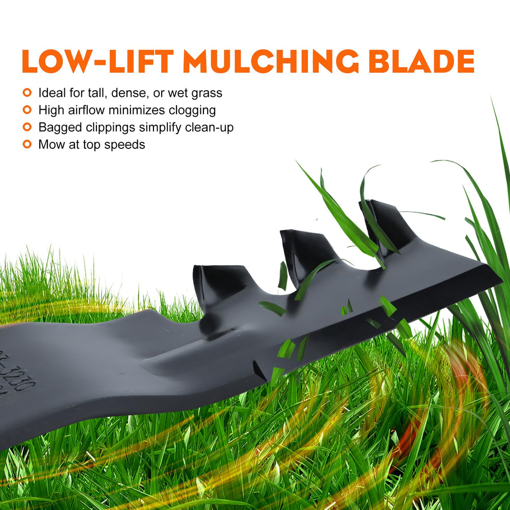 Hipa blade part-number label closeup for easy model-matching benefit