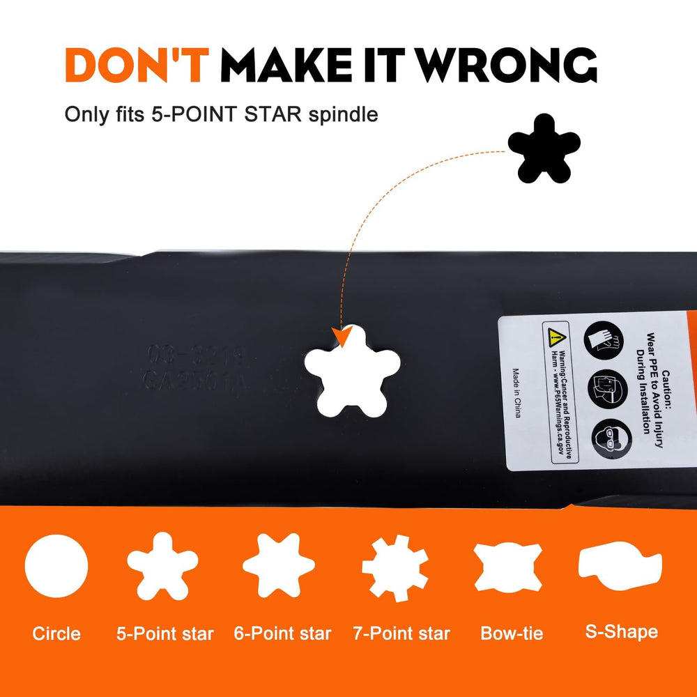 Hipa star-shaped mounting hole close-up showing 5-point fit for secure installation