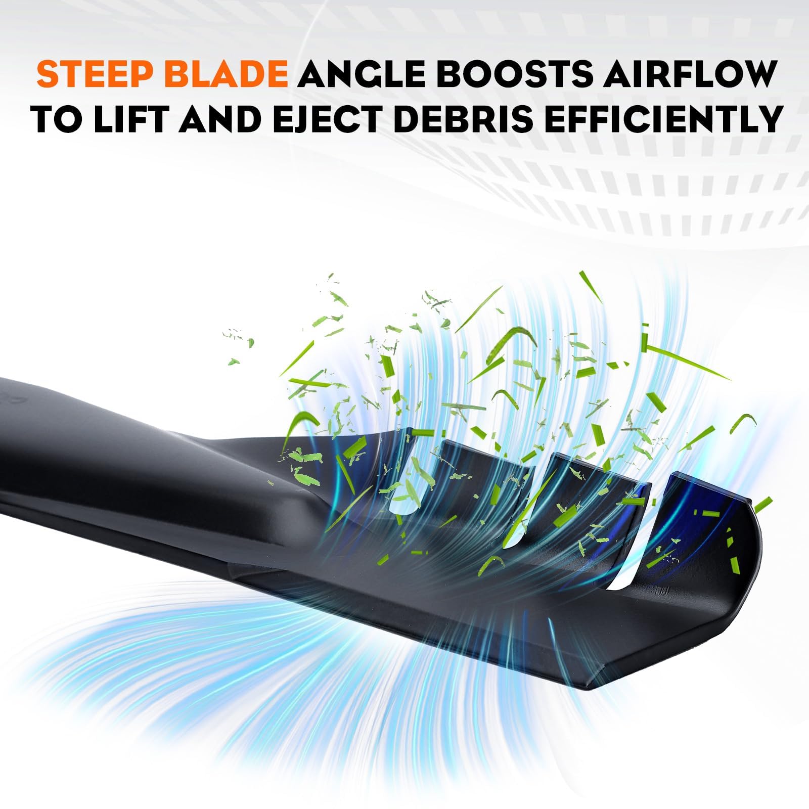 Hipa blade beside ruler showing accurate OEM-length fit for correct balance