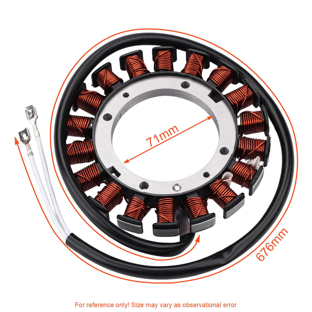 Hipa stator wiring detail with insulated leads for reliable connection