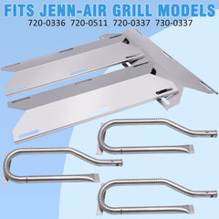Hipoilk stainless steel burner closeup showing clean ports for even heat distribution