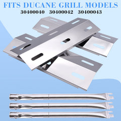 Hipoilk stainless-steel burner tube close-up showing durable finish for long life