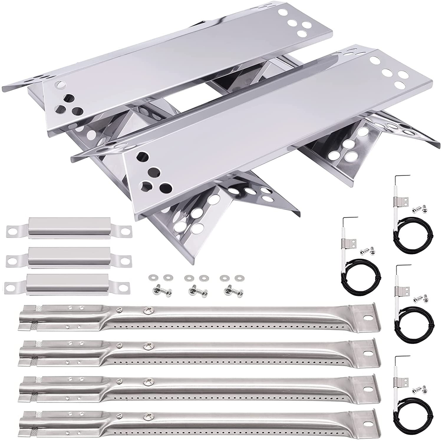 Hipoilk front view of full replacement kit showing parts and clear labeling, restoring grill reliability