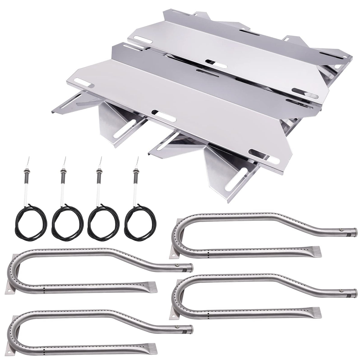 Hipoilk front packaging showing full grill parts kit and easy replacement benefit