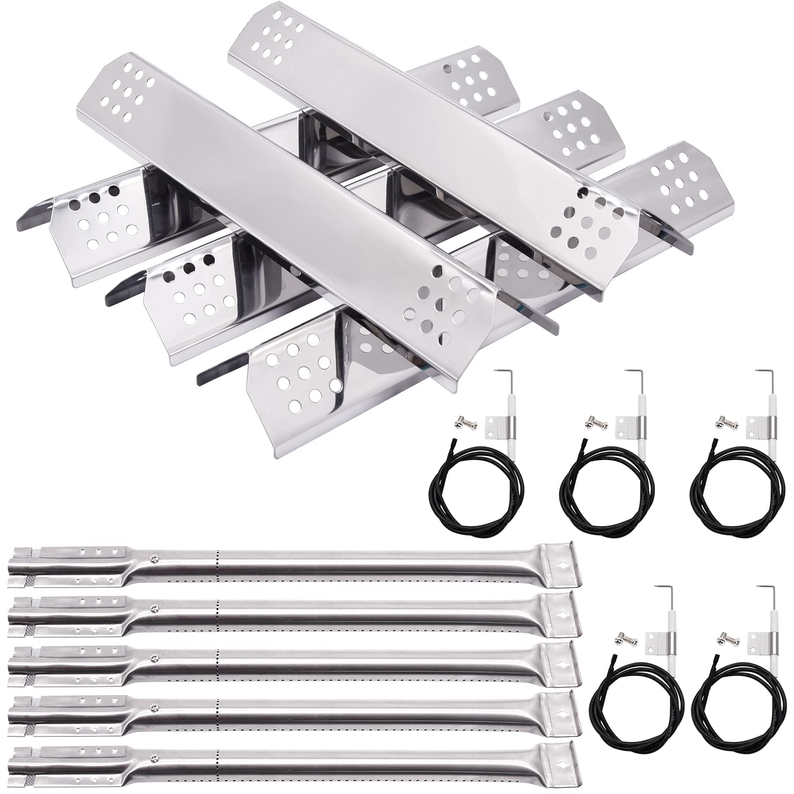 Hipoilk front view of packaged grill parts showing full kit and compatibility labels