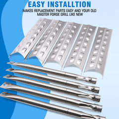 Hipoilk heat plate detail showing angled profile to deflect drips and reduce flare ups