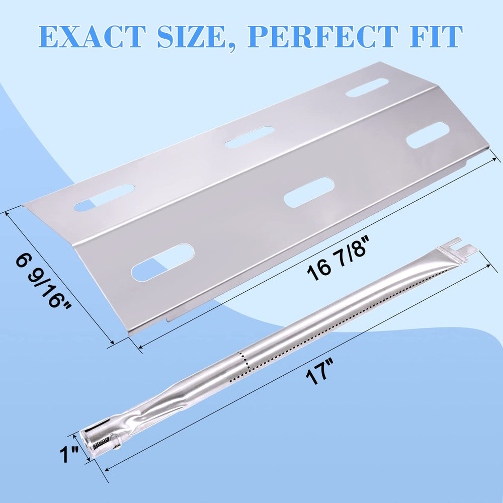 Hipoilk kit next to tape measure showing burner and plate dimensions for correct fit