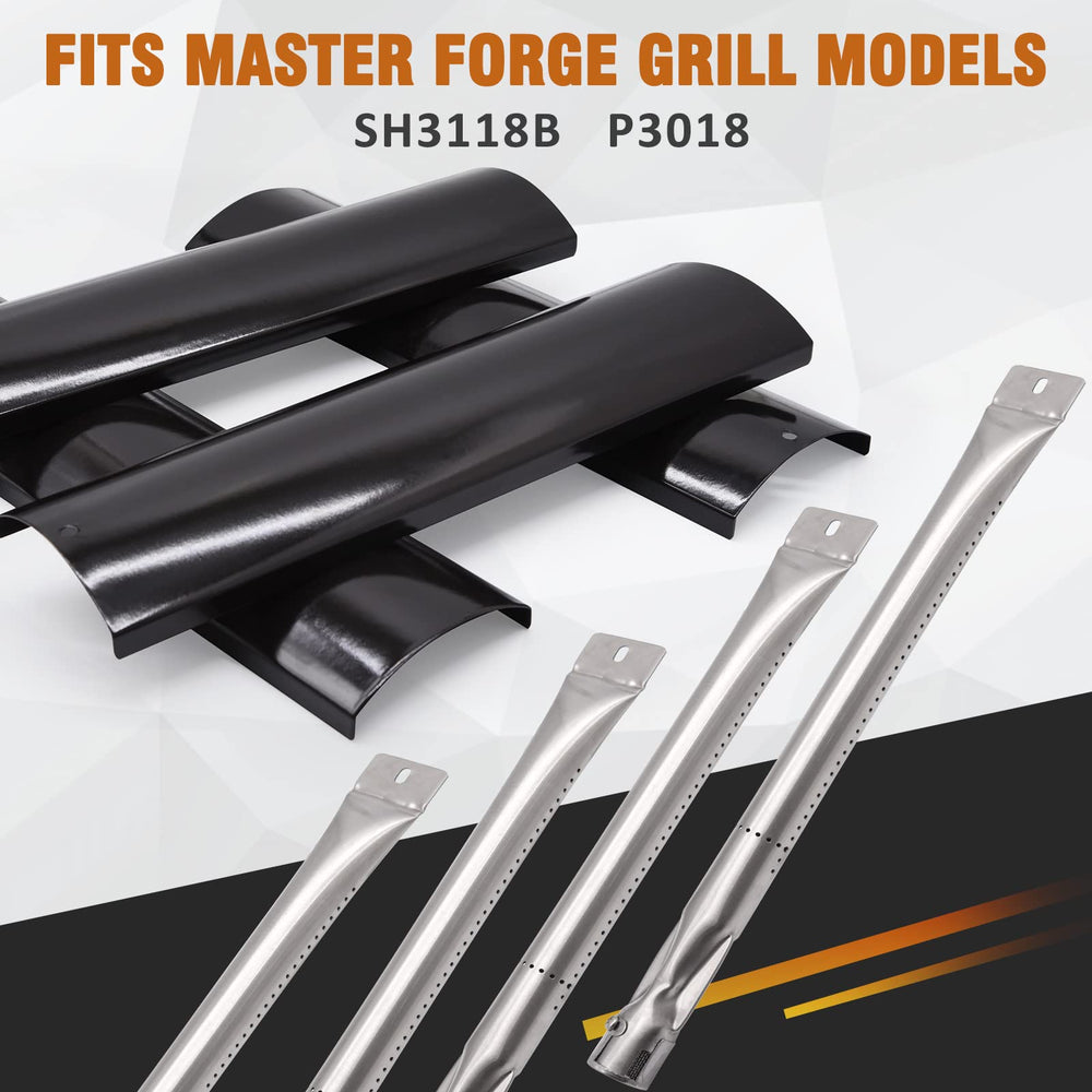 Hipoilk stainless steel burner close-up showing clean ports and durable construction for reliable flame