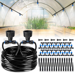 HIRALIY kit front layout showing included tubing and fittings for quick setup