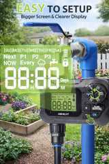 HIRALIY adjustable dripper close-up showing flow control to tailor watering