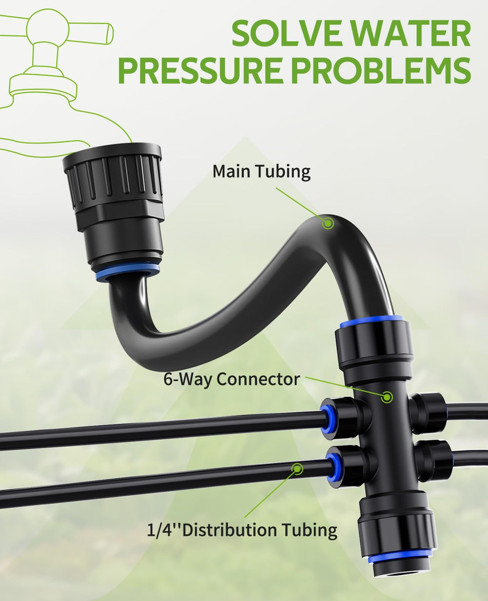 HIRALIY six-way connector detail demonstrating secure connections benefit