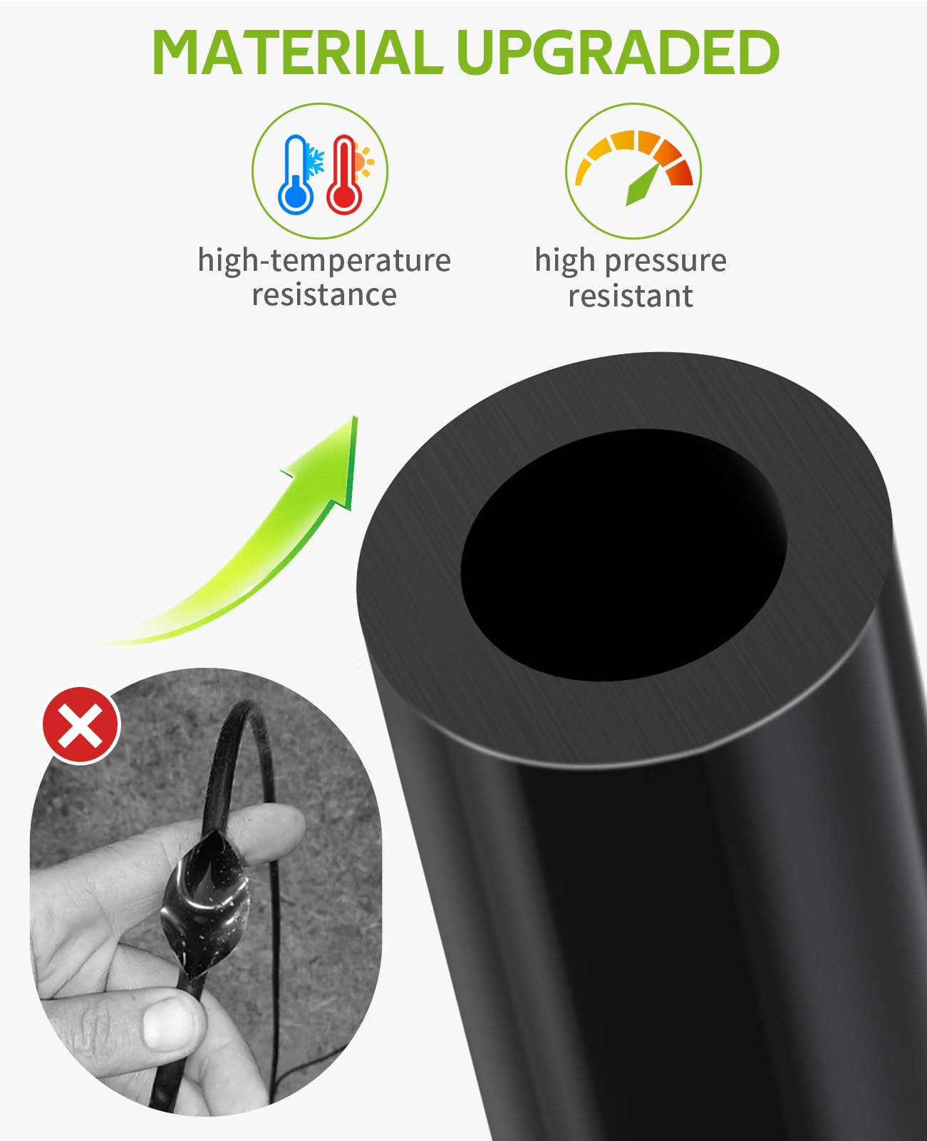 HIRALIY stake and nozzle placed in pot to target plant roots