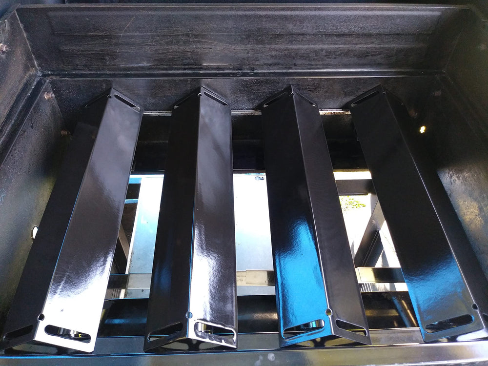Hisencn adjustable crossover tube shown extended and collapsed for flexible fit