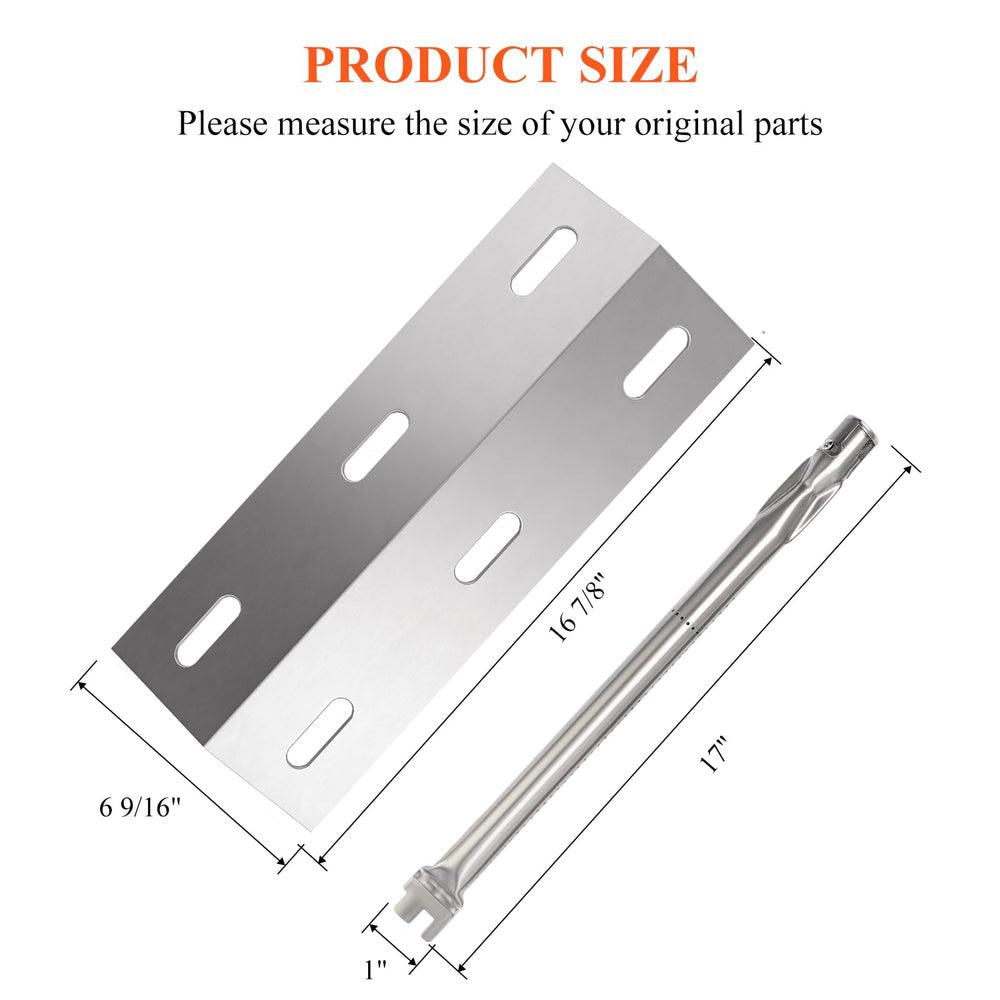 Hisencn stainless steel burner tube close-up highlighting durable construction and consistent heat