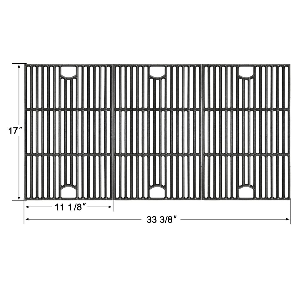 Hisencn close-up of cast iron bars showing durable texture and even heat