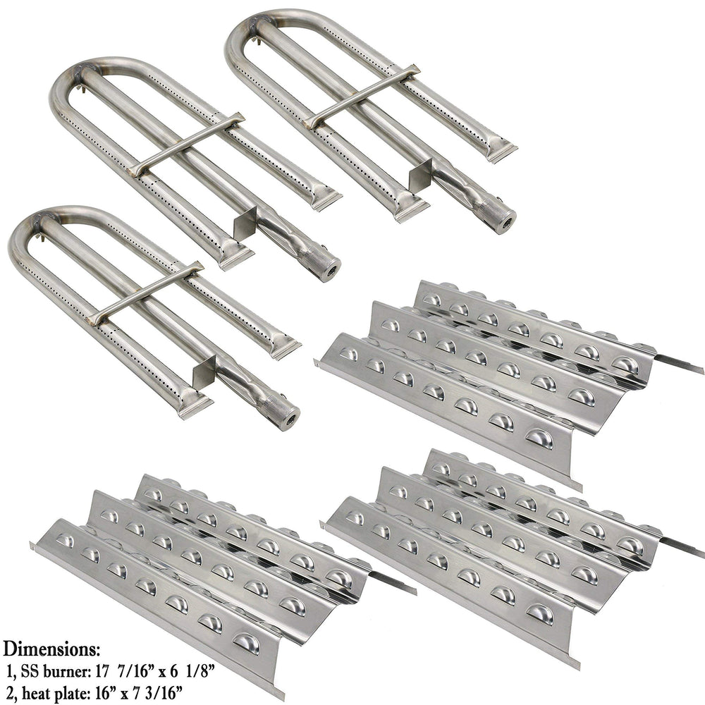 hisencn close-up of stainless-steel U-pipe burner highlighting durability
