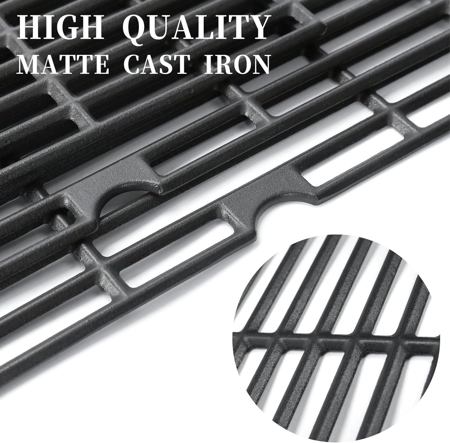 Hisencn packaged set with one diamond grate and two cooking grates for complete replacement