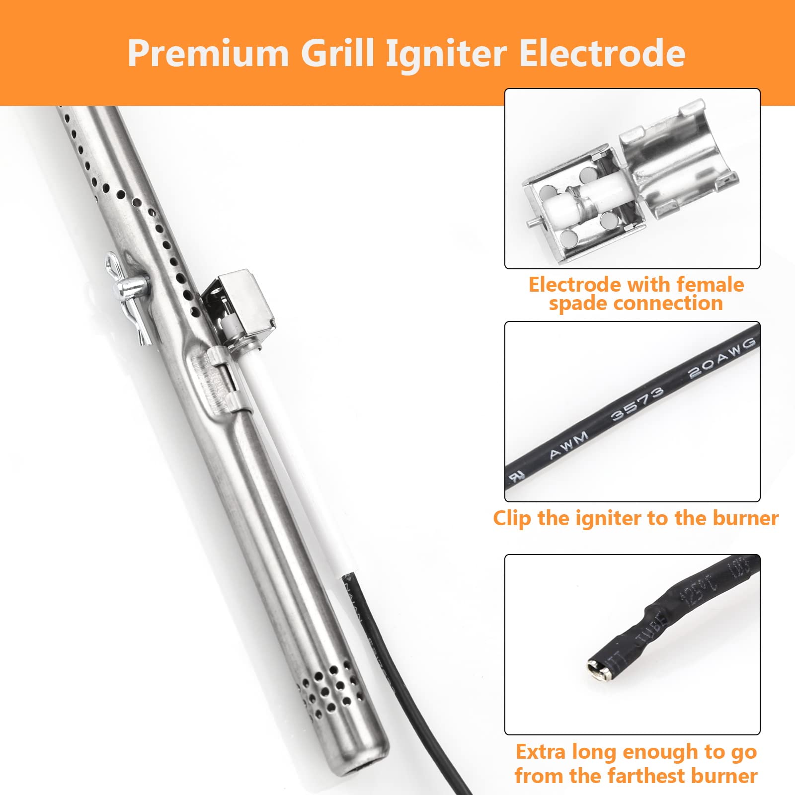 Hisencn adjustable crossover tube shown extended for fit flexibility benefit