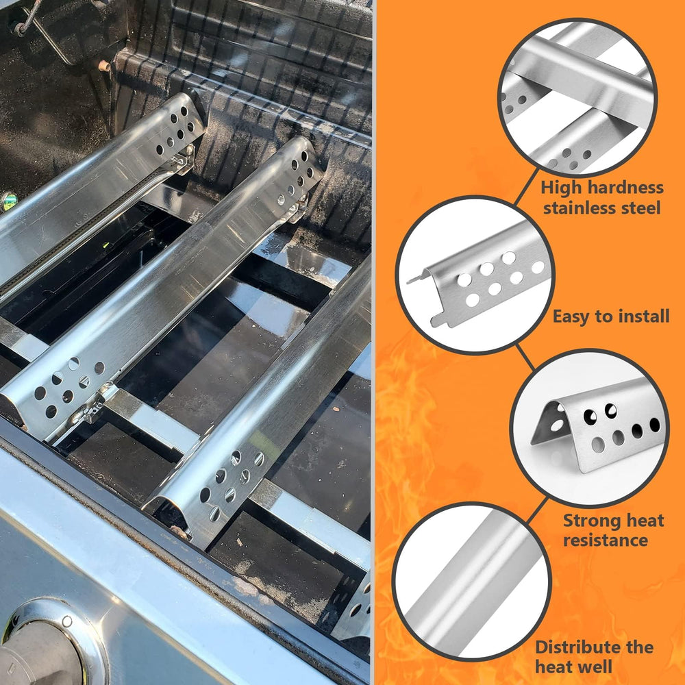 Hisencn adjustable crossover tubes showing length range to match burner spacing