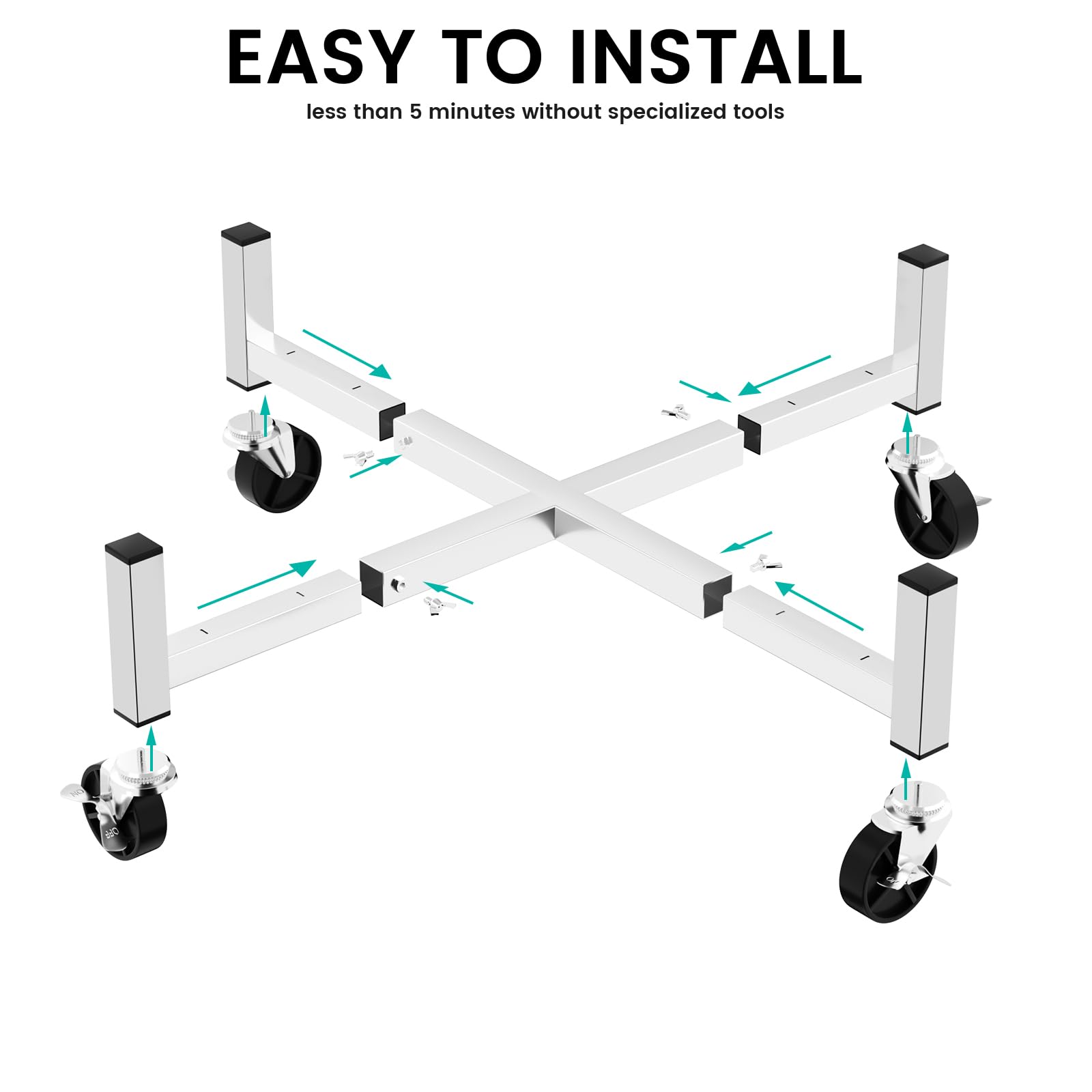 Hisencn compact carry bag with stand disassembled for easy transport