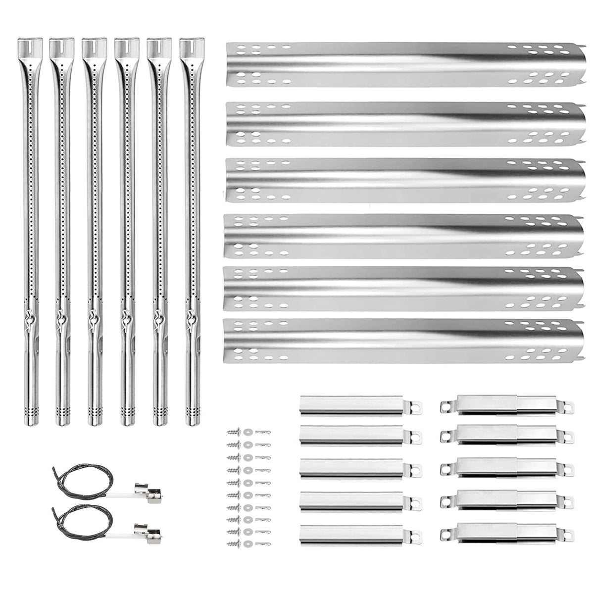 Hisencn kit front packaging showing parts and compatibility, helps restore grill performance