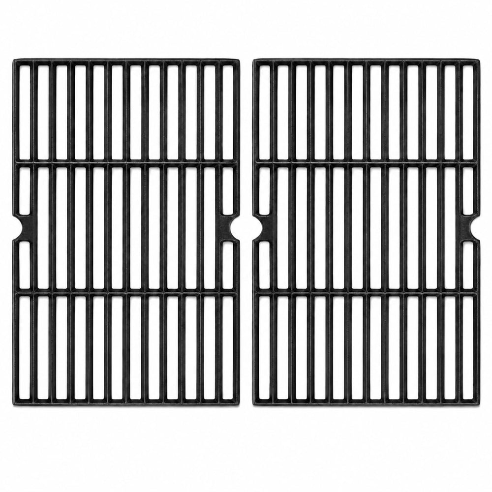 Hisencn front view of cast iron grates showing solid construction and durable design benefit