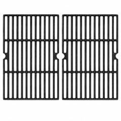 Hisencn front view of cast iron grates showing solid construction and durable design benefit