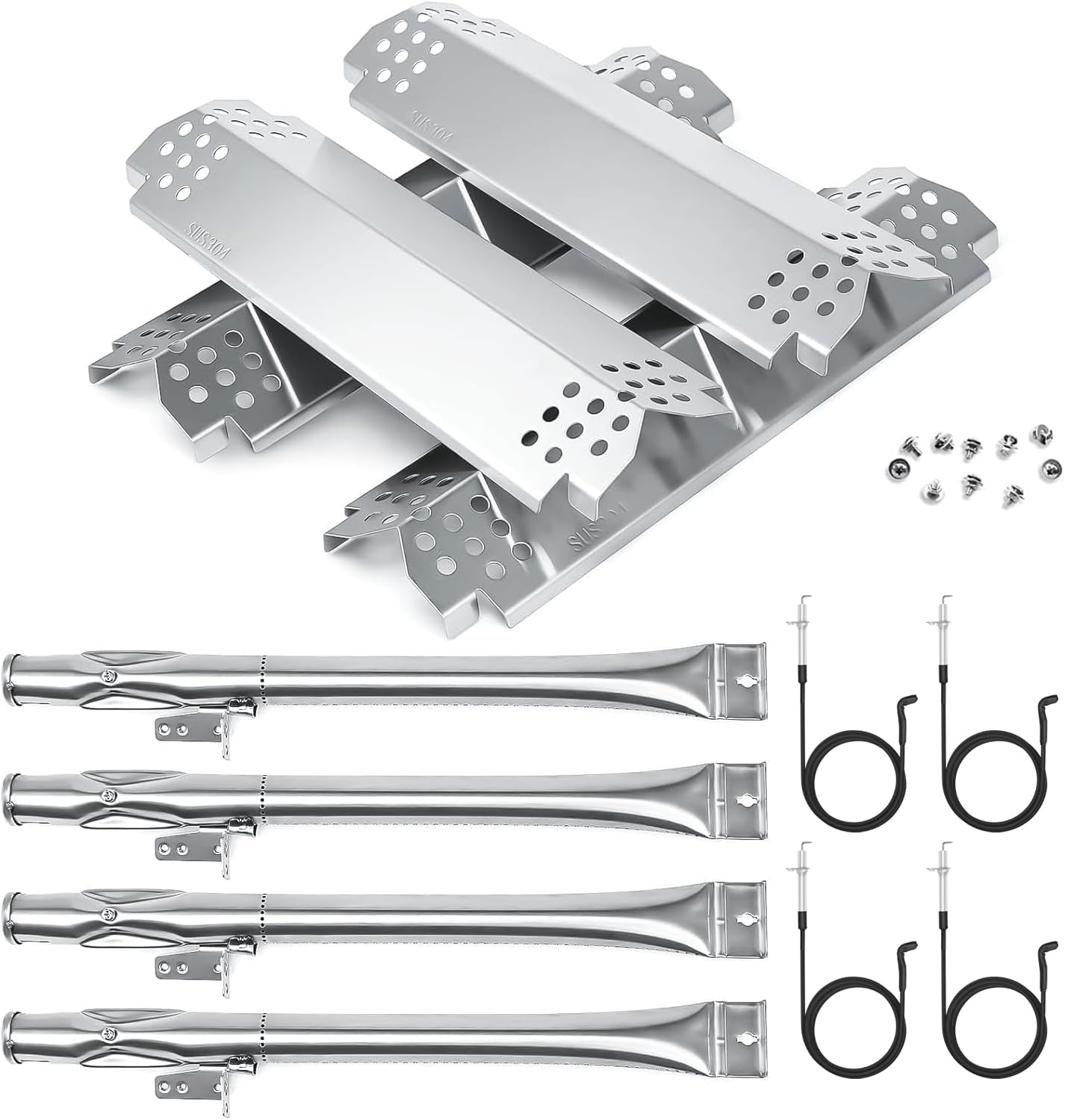 Hisencn front packaging showing complete Nexgrill replacement kit and quick install benefit