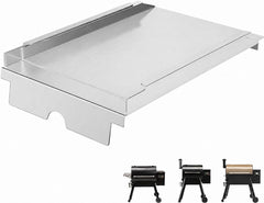 Hisencn front view adjustable drip tray showing full pan and extendable rails benefit easy fit