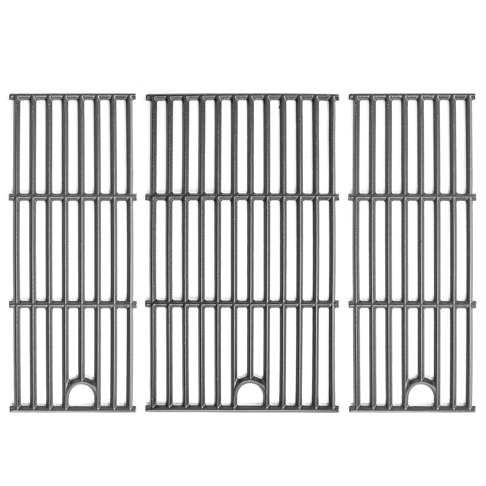 Hisencn front view assembled grates showing full cooking surface and durability