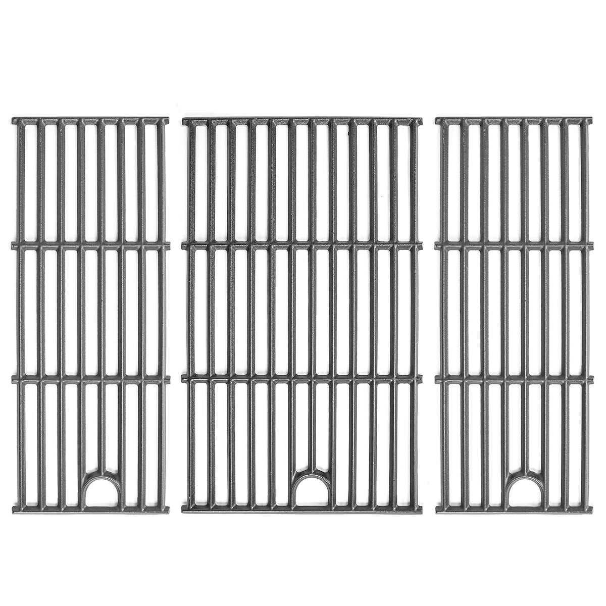 Hisencn front view assembled grates showing full cooking surface and durability