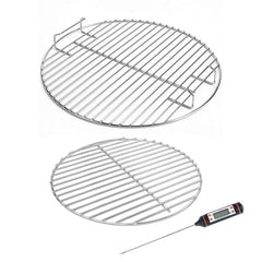 Hisencn front cooking grate showing durable plated-steel and easy-clean surface