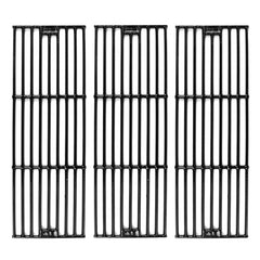 Hisencn front view of cast iron grates showing fit and coverage benefit