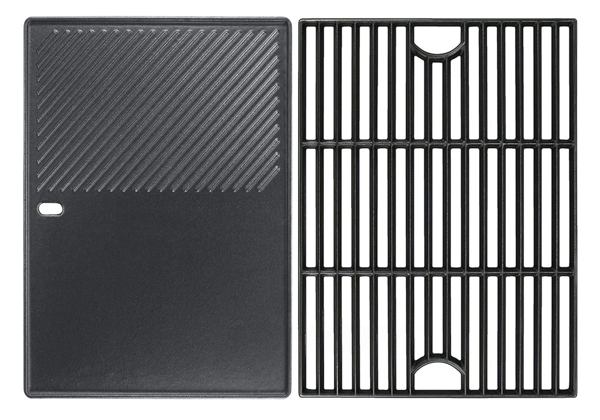 Hisencn front view installed on Nexgrill shows precise fit and restored cooking surface