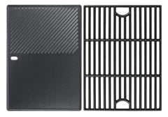 Hisencn front view installed on Nexgrill shows precise fit and restored cooking surface