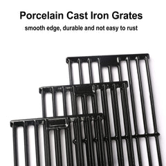 Hisencn installed grates inside Char-Griller showing improved cooking surface