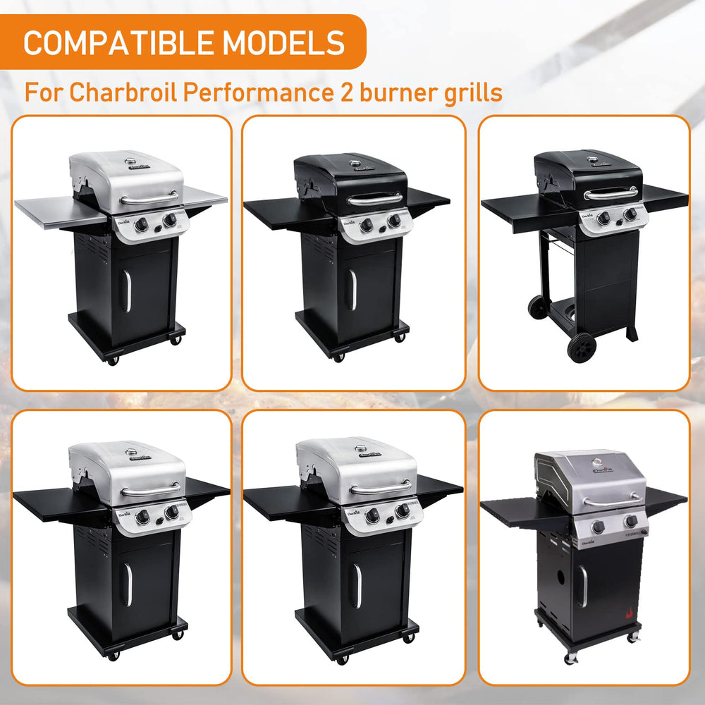 Hisencn grates installed in Char-Broil grill showing improved cooking surface