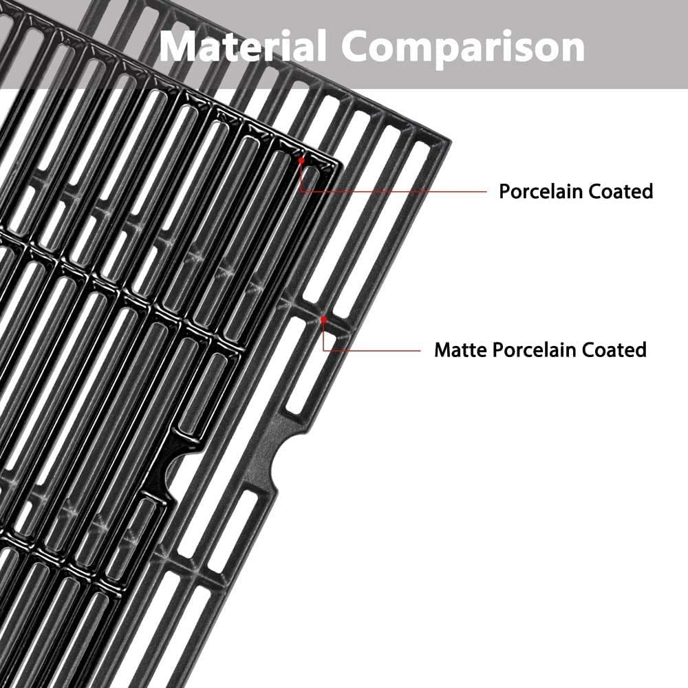 Hisencn grates with cleaning brush showing recommended maintenance steps