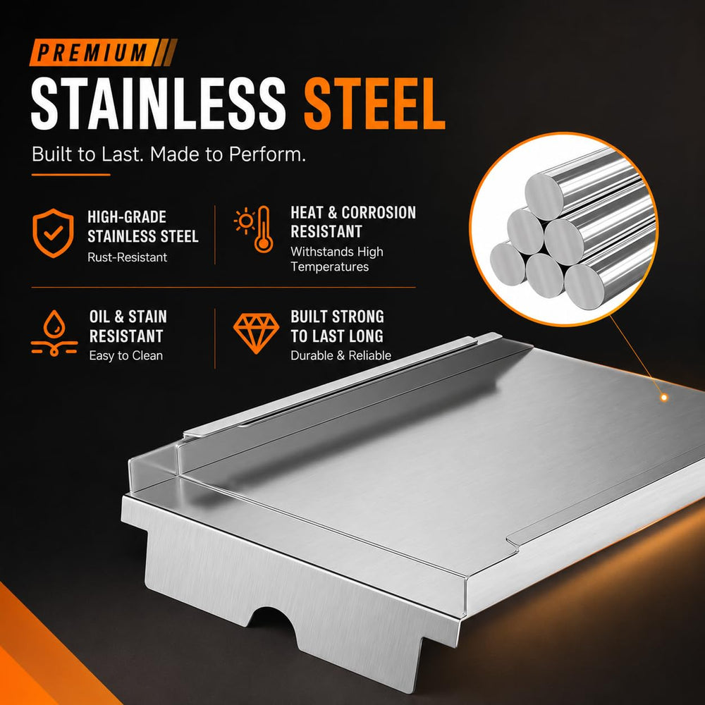 Hisencn heat baffle profile detail reducing flare-ups and promoting even cooking benefit