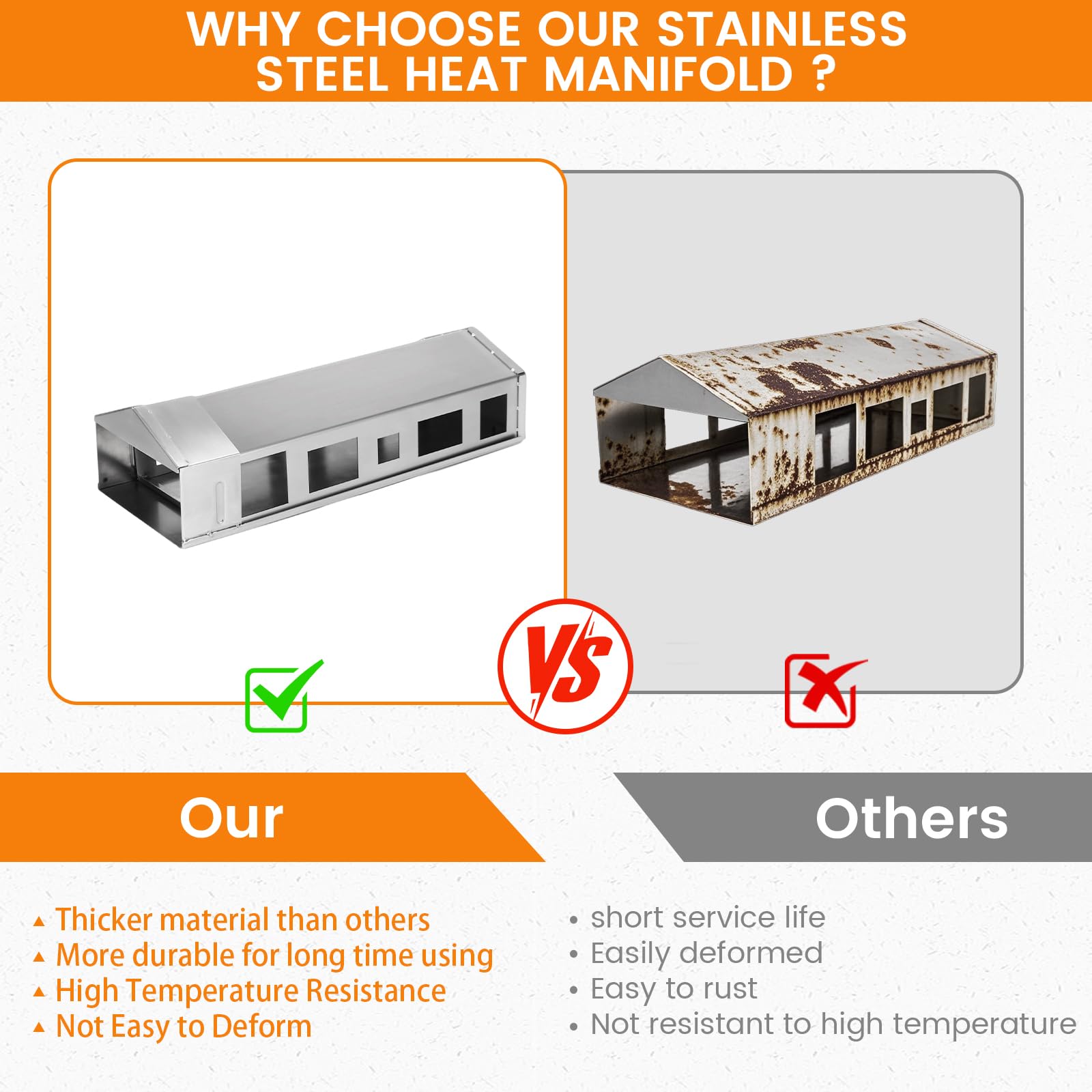Hisencn heat manifold label and part number 9904200046 confirming compatibility
