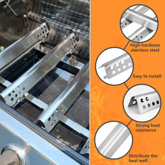 Hisencn heat plate detail with ridges that improve heat dispersion and reduce hot spots