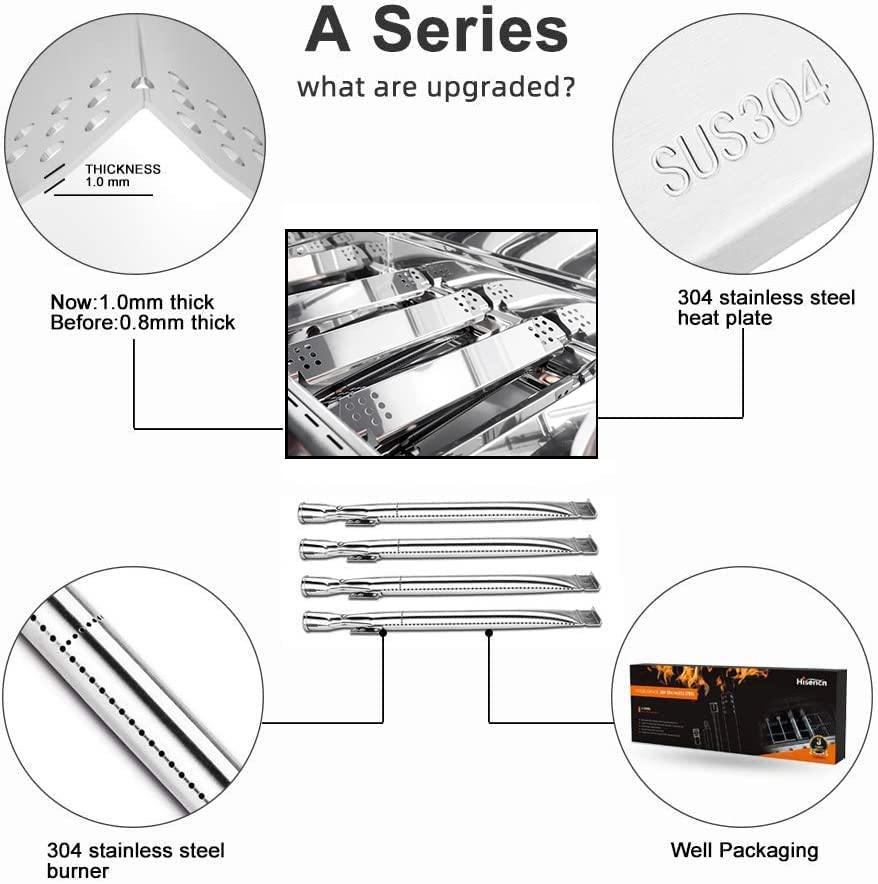 Hisencn heat plate detail showing 1.0mm 304 stainless resisting warping
