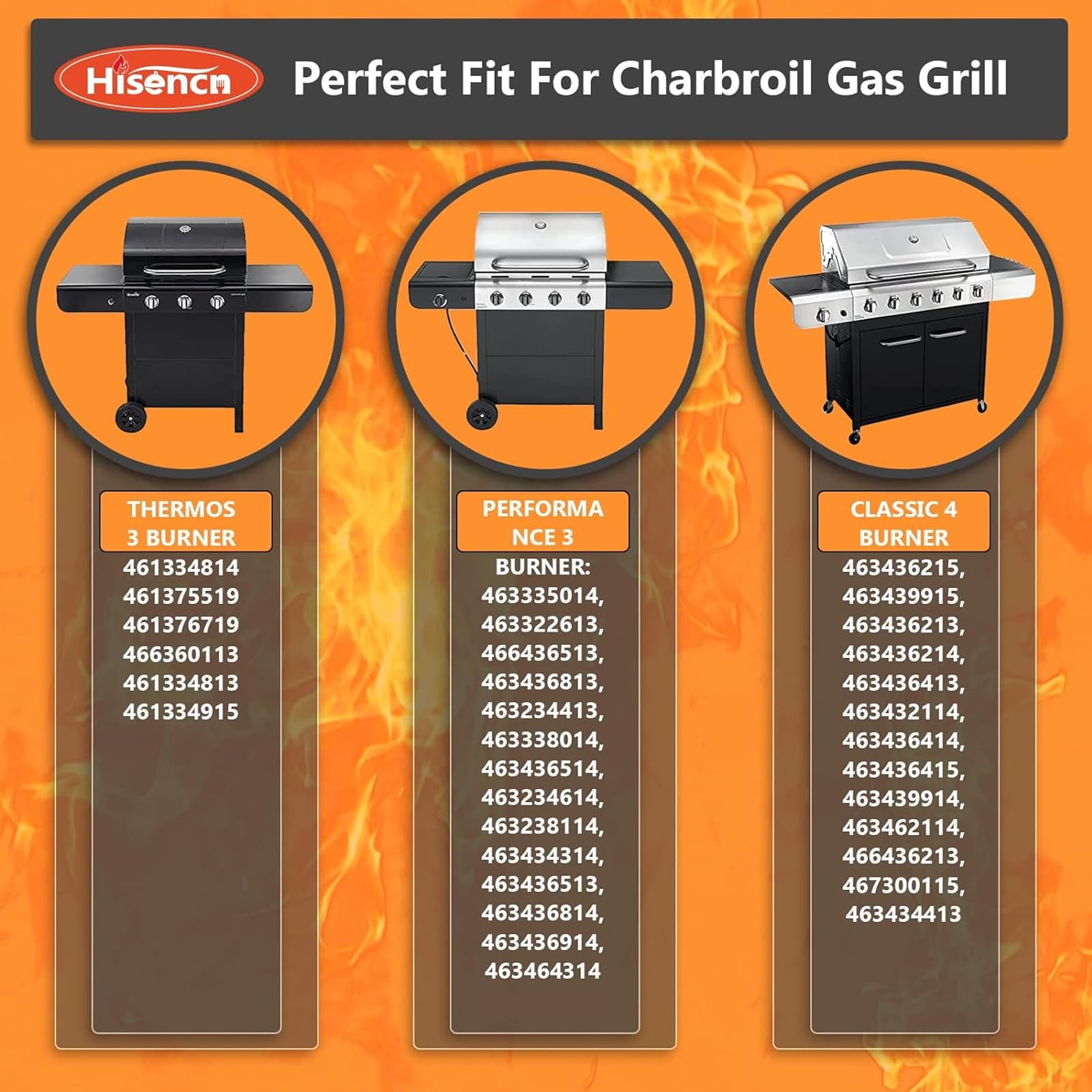 Hisencn heat plate porcelain coating detail reducing flare-ups and protecting burners