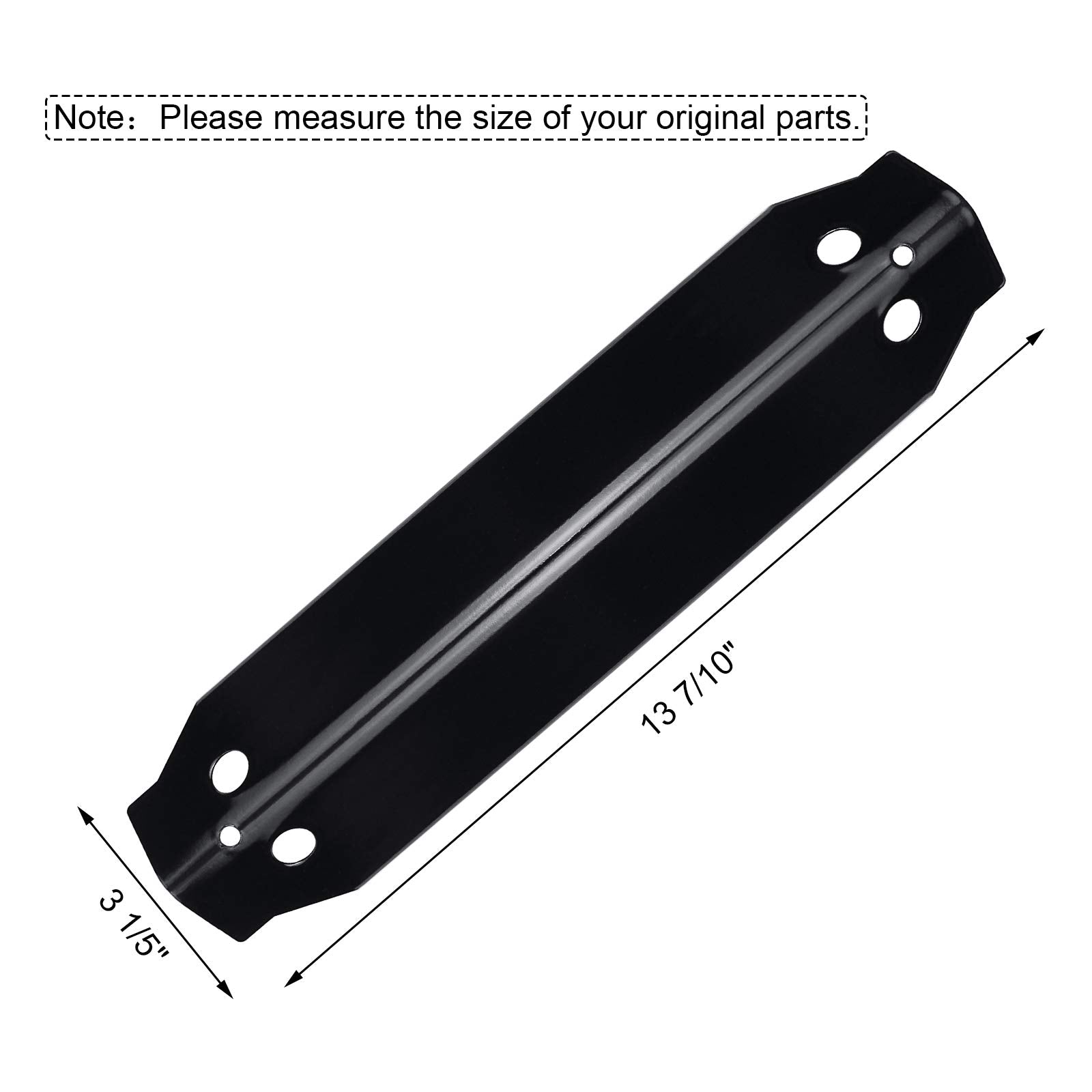 Hisencn heat plates installed on a Dyna-Glo grill demonstrating even heat and smoke flavoring