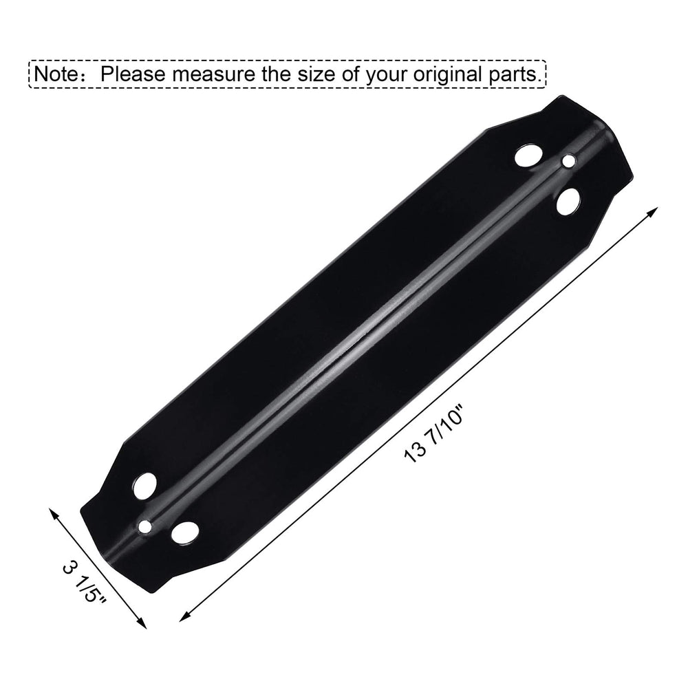 Hisencn heat plates installed on a Dyna-Glo grill demonstrating even heat and smoke flavoring