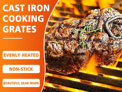 Hisencn grates installed on Nexgrill demonstrating perfect fit and stability