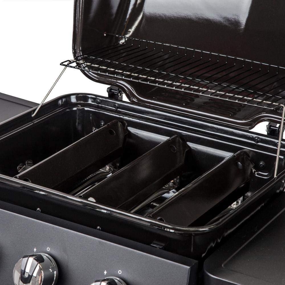 Backyard grill scene with Hisencn parts installed showing reliable performance and restored grill function