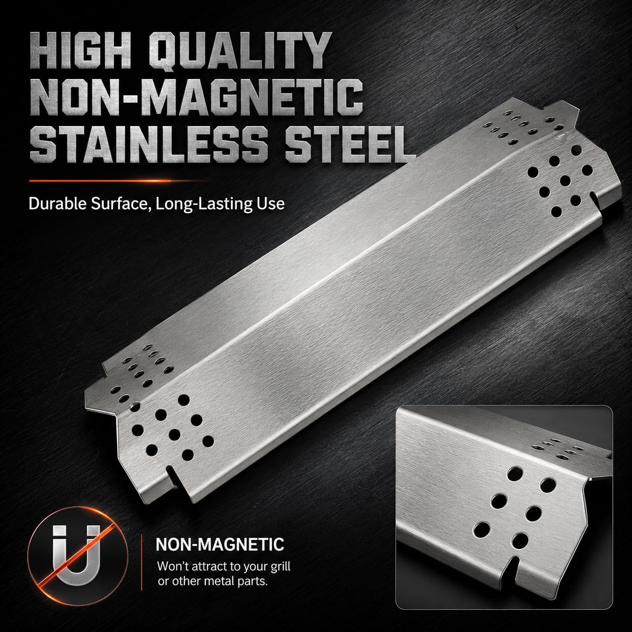 Hisencn burners next to ruler showing accurate size compatibility