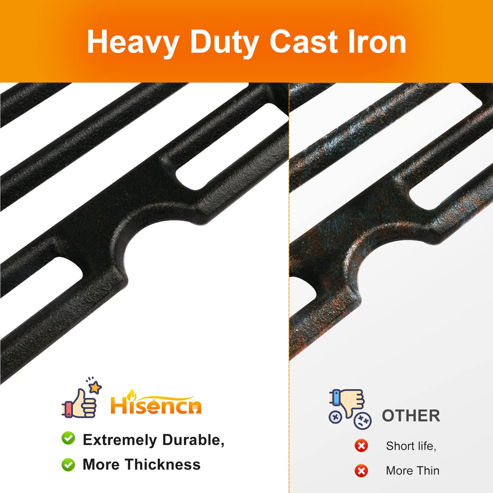 Hisencn sear marks on steak using the cast iron grate for appetizing finish